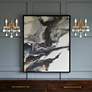 Thumbnail1 of Crystorama Filmore Gold 12 1/2" High Crystal Wall Sconce in scene