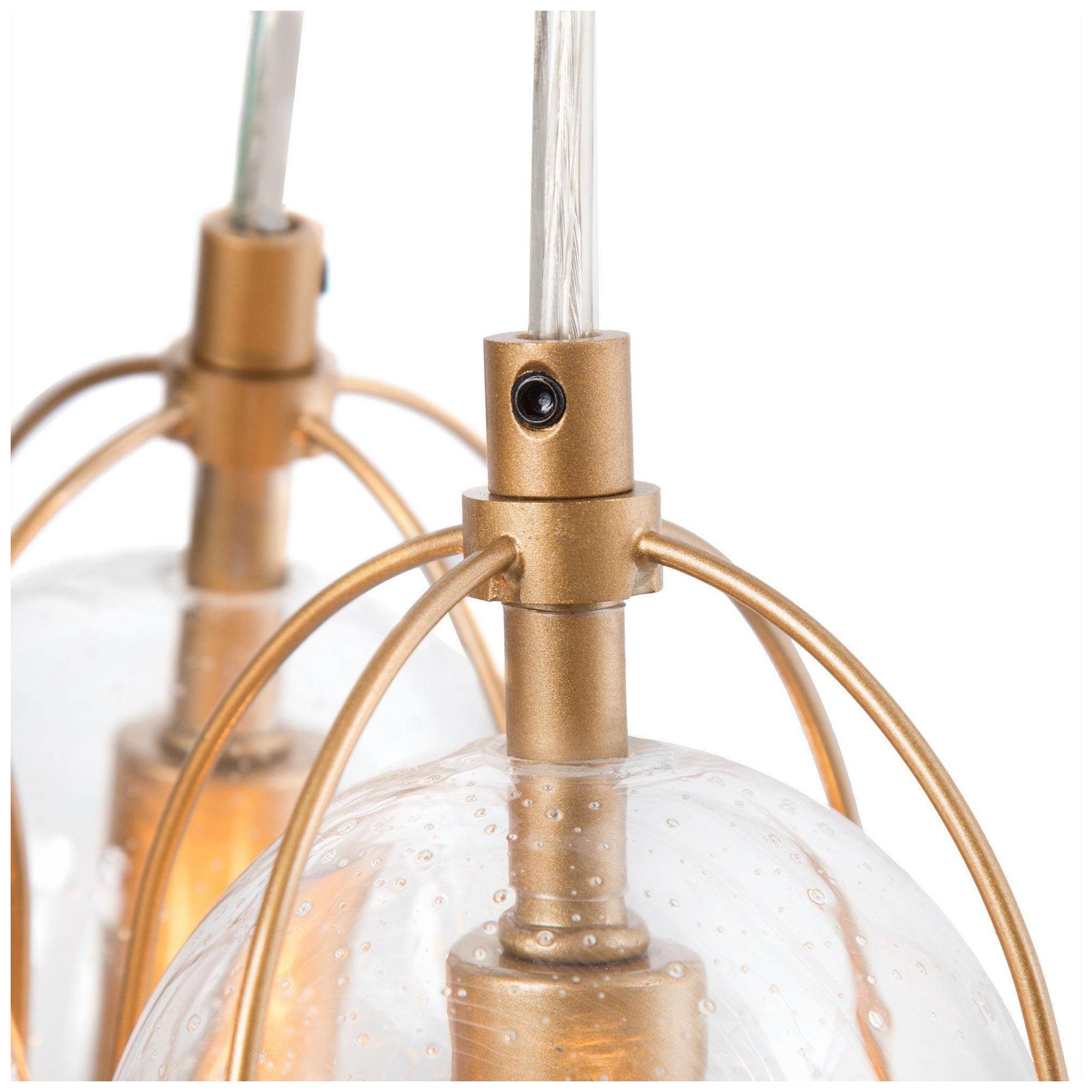 Image 3 3 10.5"W Bell Dark Gold  Pendant Lights more views