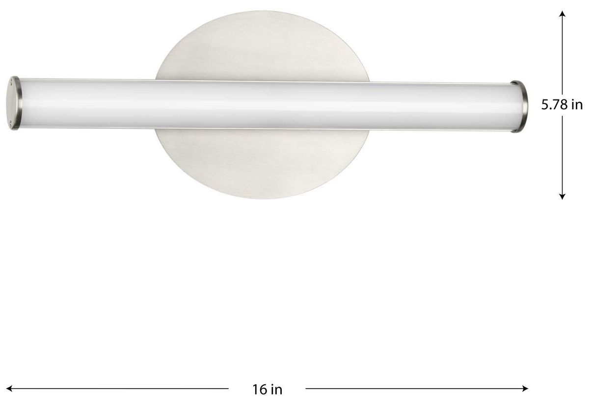 Image 4 3 Collection 16 in. Small Modern 3CCT Integrated LED Linear Vanity Light more views
