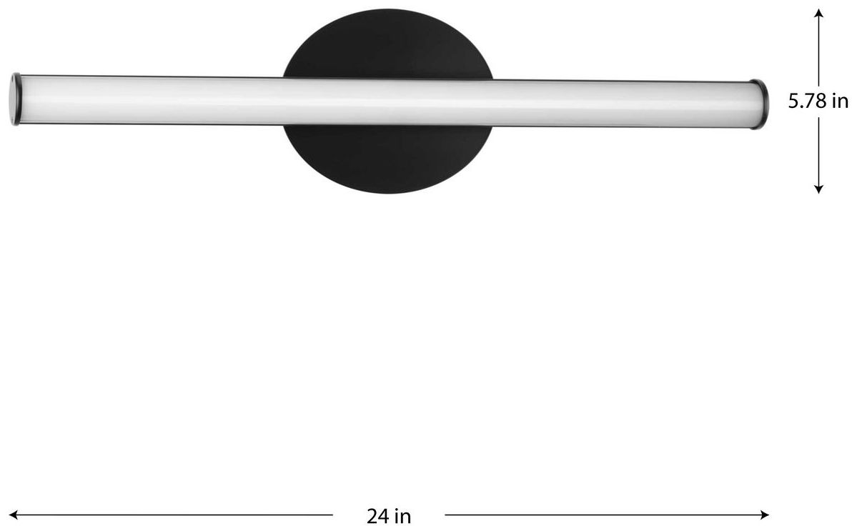 Image 4 3 Collection 24 in. Medium Modern 3CCT Integrated LED Linear Vanity Light more views