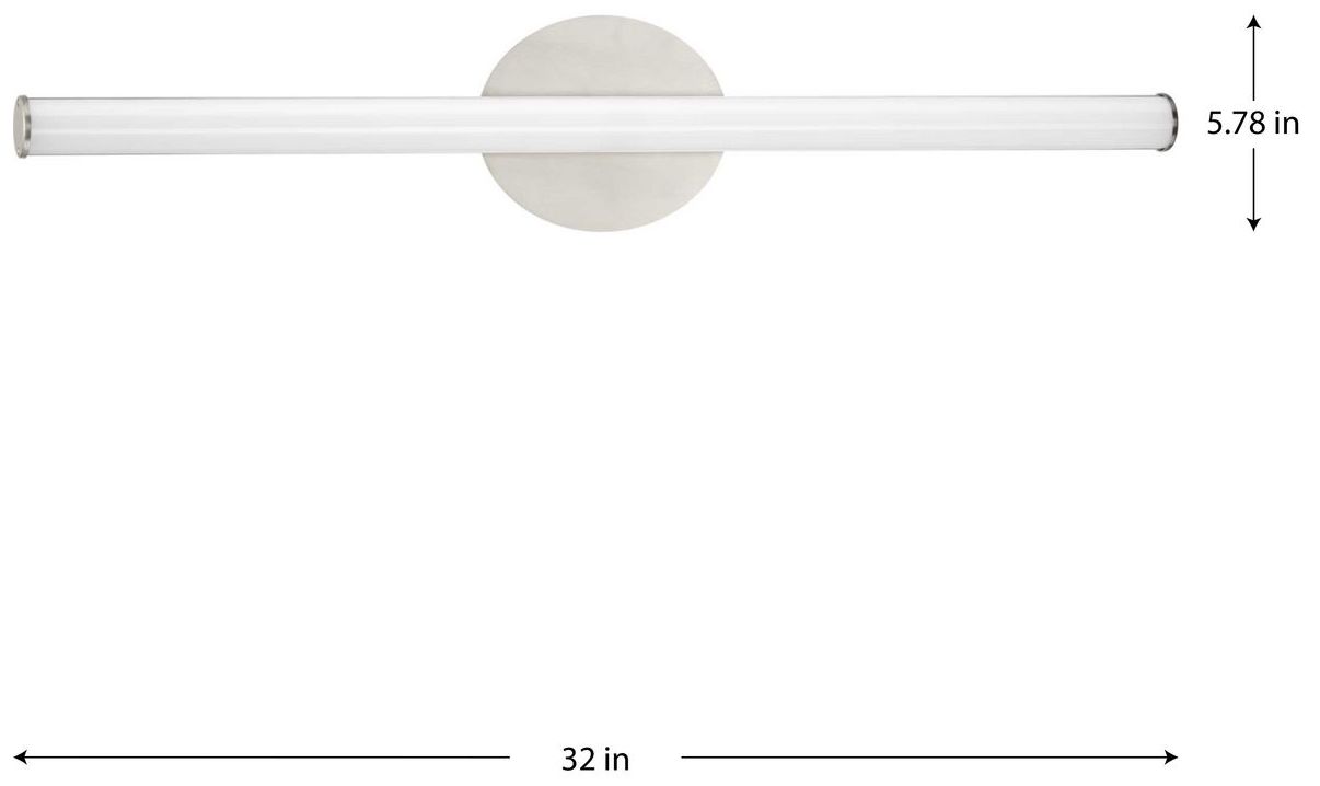 Image 4 3 Collection 32 in. Large Modern 3CCT Integrated LED Linear Vanity Light more views