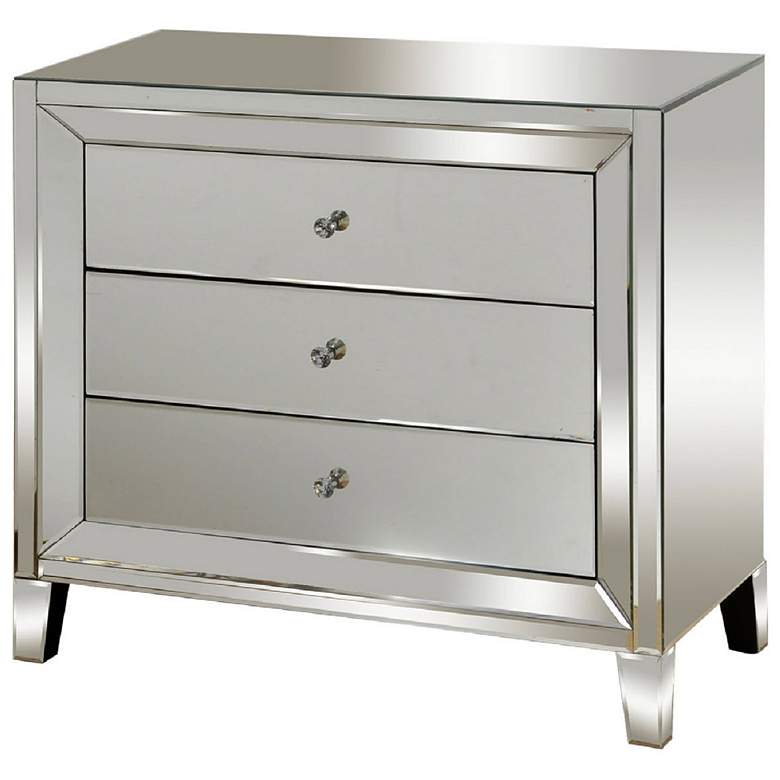 Image 1 3 Drawer Mirrored Chest