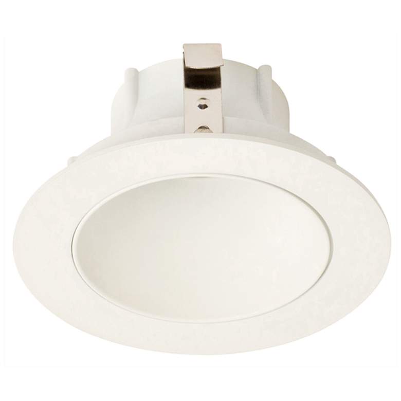 Image 2 3" White 750 Lumen LED Remodel Round Reflector Recessed Kit more views