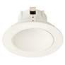 3" White 750 Lumen LED Remodel Round Reflector Recessed Kit
