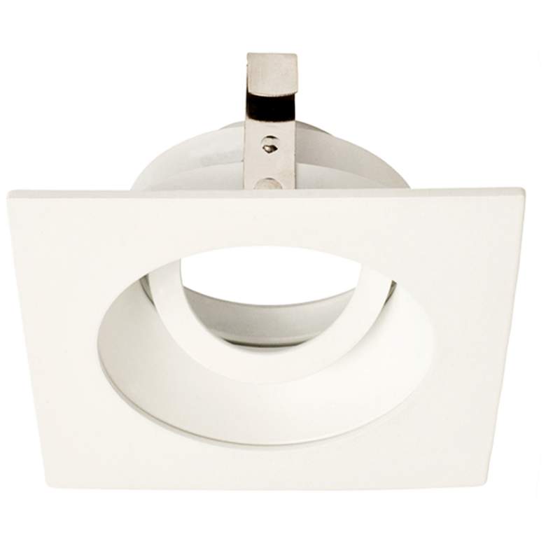 Image 2 3 inch White 750 Lumen LED Remodel Square Gimbal Recessed Kit more views