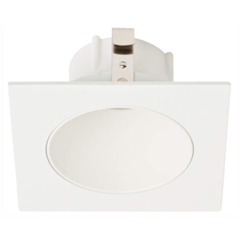 Image 2 3" White 750 Lumen LED Remodel Square Reflector Recessed Kit more views