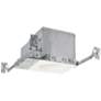 3" White 750lm LED Adjustable Square Reflector Recessed Kit