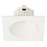 3" White 750lm LED Fire-Rated Square Reflector Recessed Kit