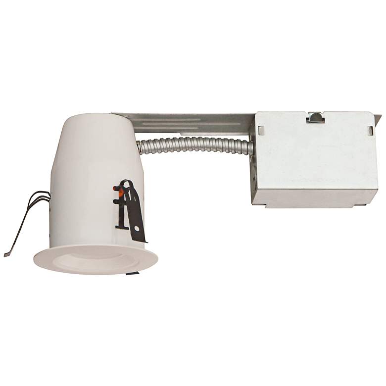 Image 1 3 inch White Baffle Recessed Remodel 8 Watt LED Complete Kit