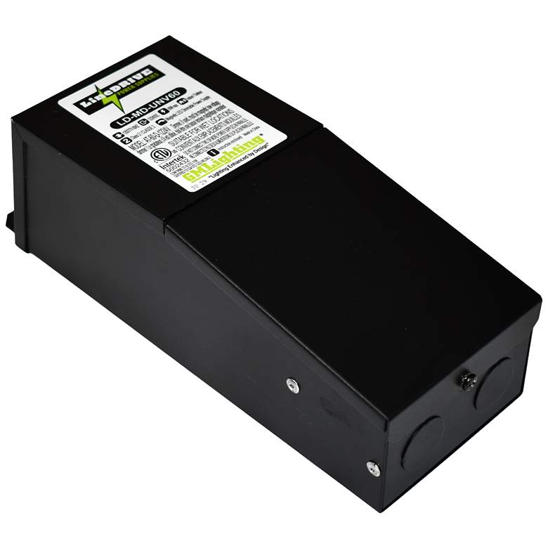 Image 1 3" Wide 12VDC/24VDC 60W LED Dimmable Power Supply