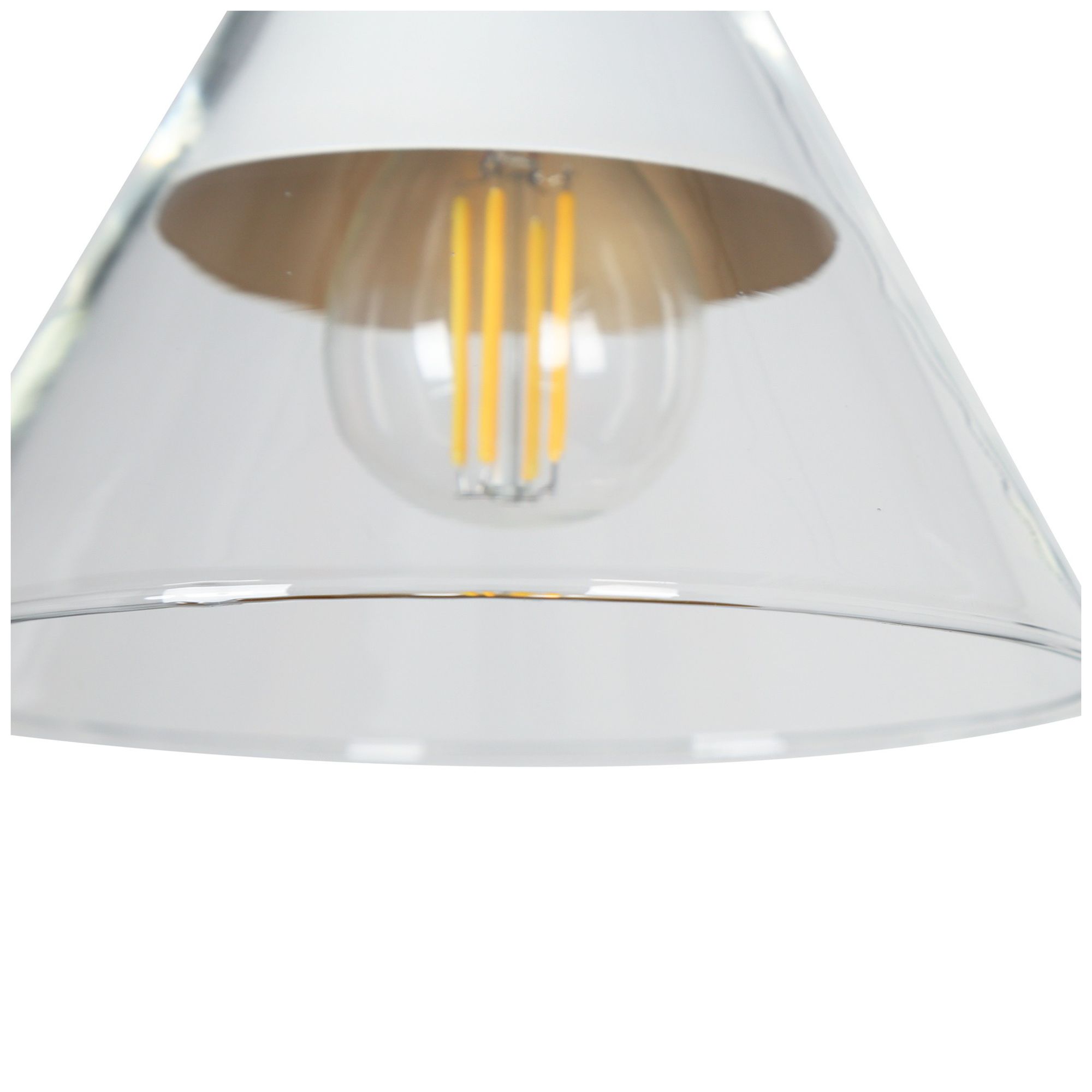 Image 2 3-Light 12.5"W Cluster White and Plated Brass Chandeliers more views