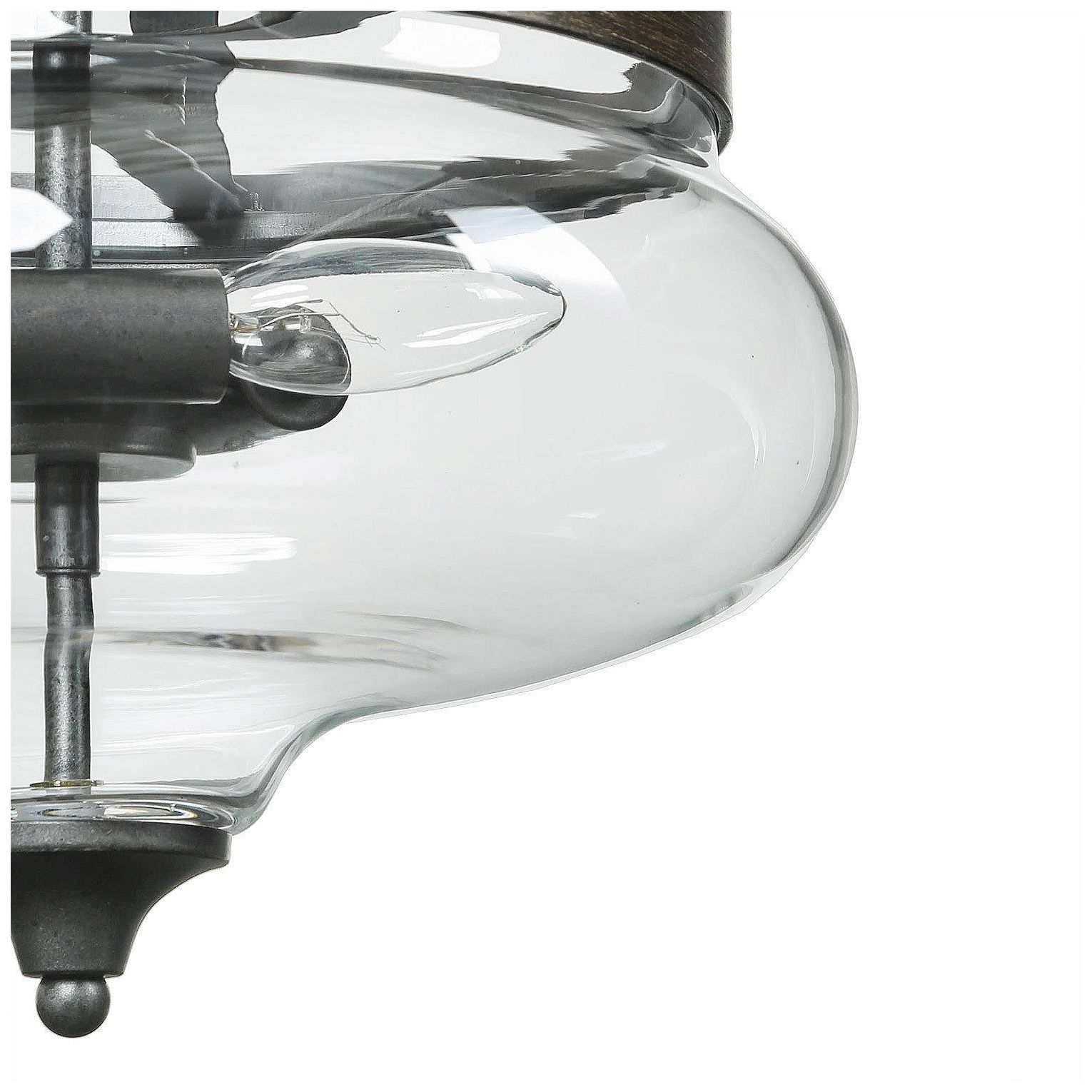 Image 3 3-Light 12.6"W Bowl Rust Bronze Chandeliers more views