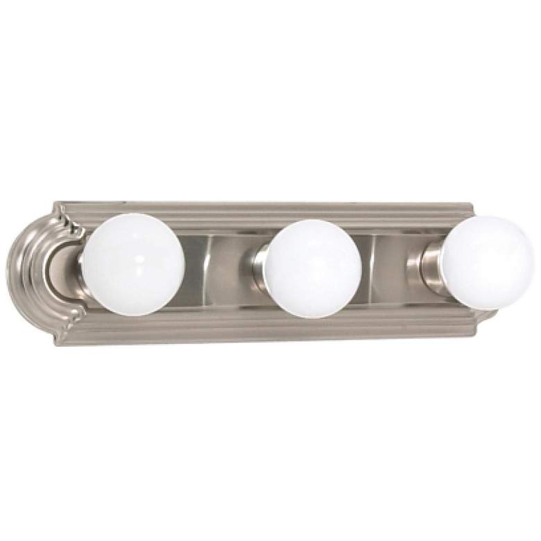 Image 1 3 Light; 18 in.; Vanity; Racetrack Style