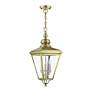 4_3 Light Antique Brass Outdoor Large Pendant Lantern more views