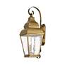 4_3 Light Antique Brass Outdoor Wall Lantern more views