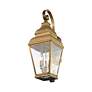 7_3 Light Antique Brass Outdoor Wall Lantern more views