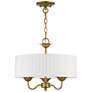 3_3 Light Antique Gold Leaf Pendant
