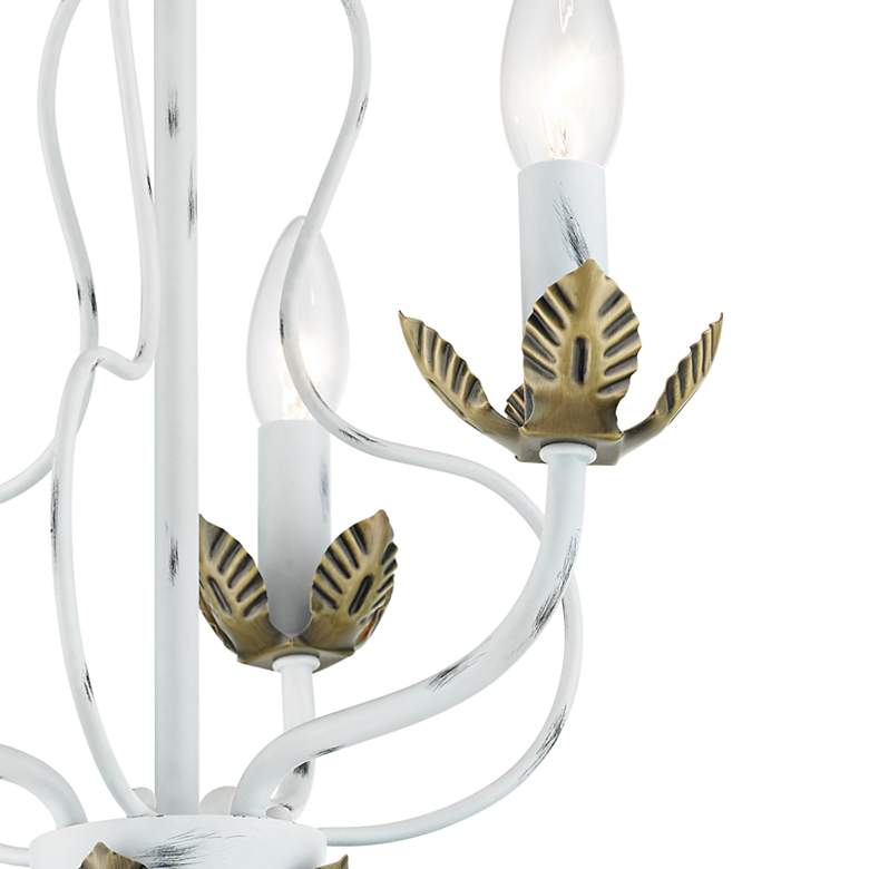 Image 5 3 Light Antique White Chandelier more views