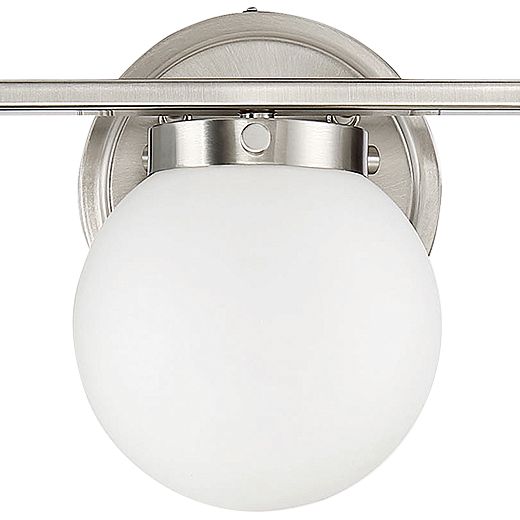 Image 2 3-Light Bathroom Vanity Light in Brushed Nickel more views