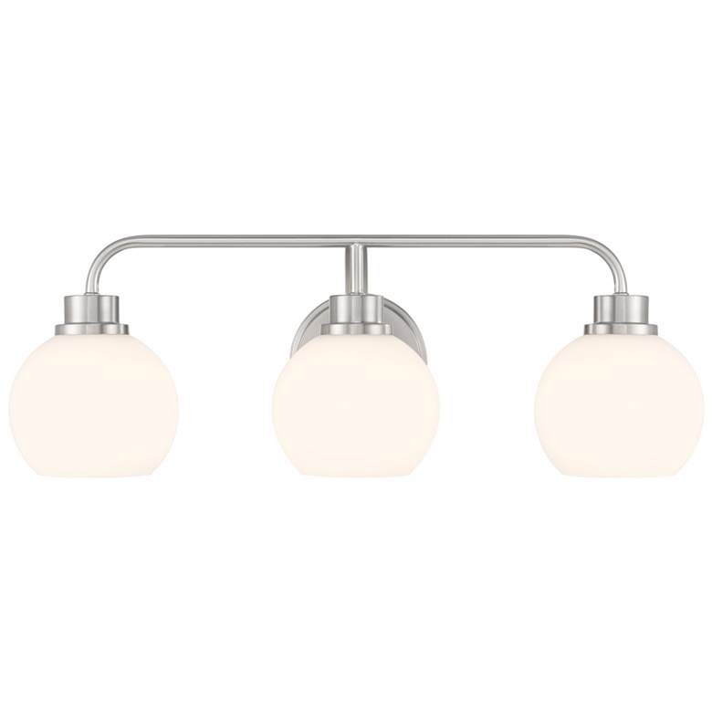 Image 1 3-Light Bathroom Vanity Light in Brushed Nickel