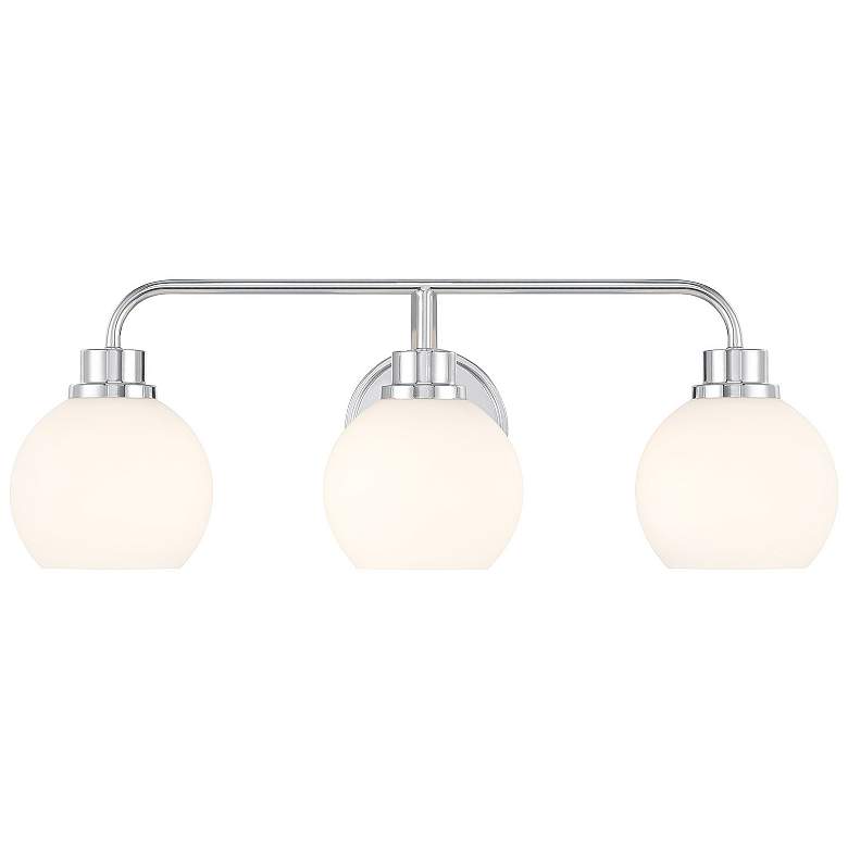 Image 1 3-Light Bathroom Vanity Light in Chrome