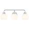 3-Light Bathroom Vanity Light in Chrome