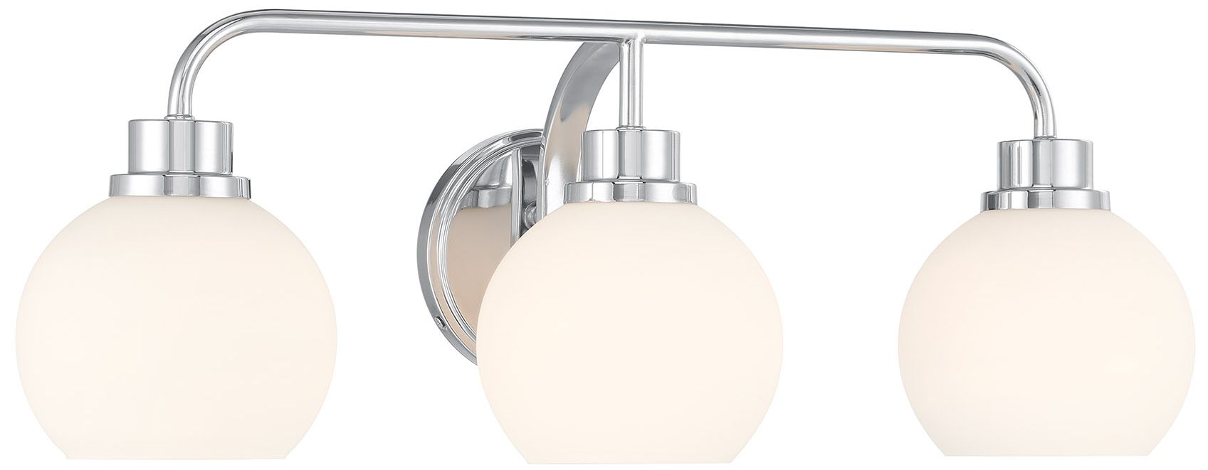 Image 3 3-Light Bathroom Vanity Light in Chrome more views