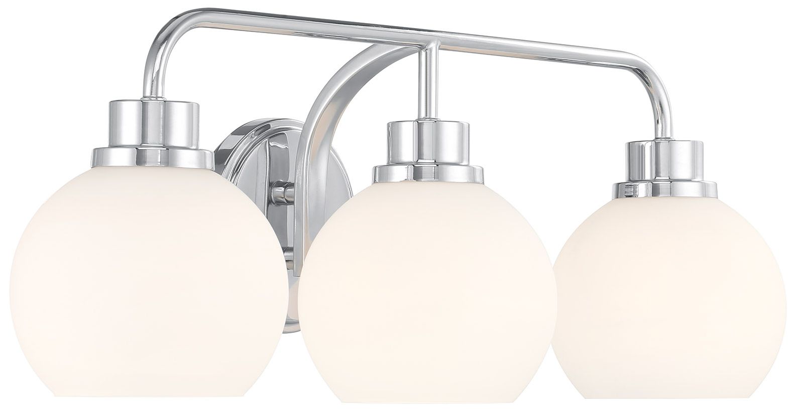 Image 4 3-Light Bathroom Vanity Light in Chrome more views