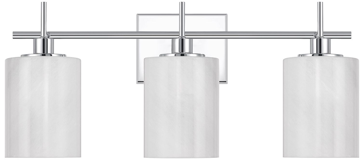 Image 2 3-Light Bathroom Vanity Light in Chrome more views