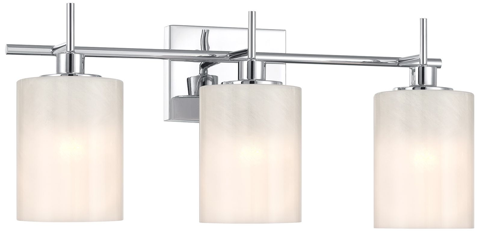 Image 3 3-Light Bathroom Vanity Light in Chrome more views