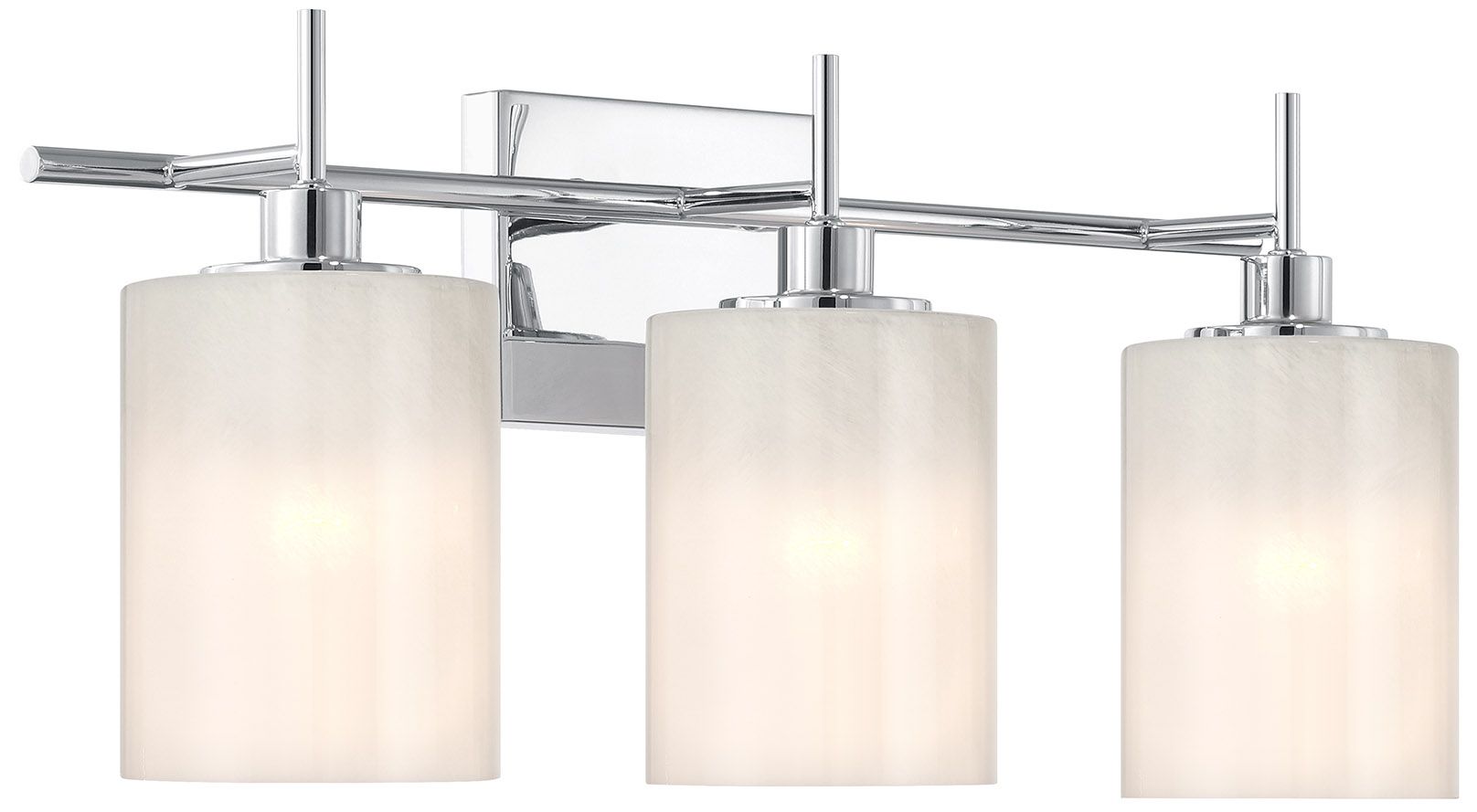 Image 4 3-Light Bathroom Vanity Light in Chrome more views