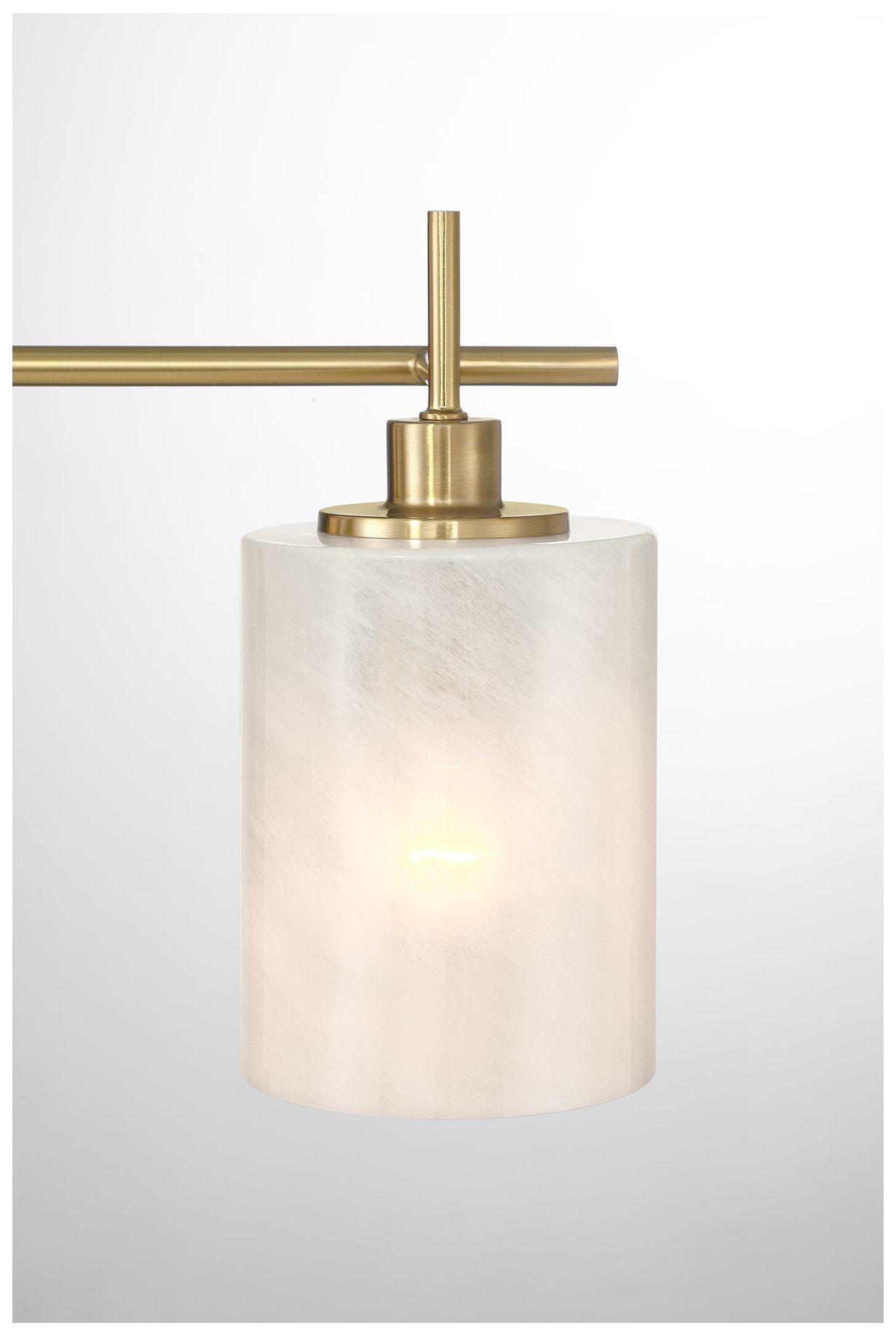 Image 6 3-Light Bathroom Vanity Light in Natural Brass more views