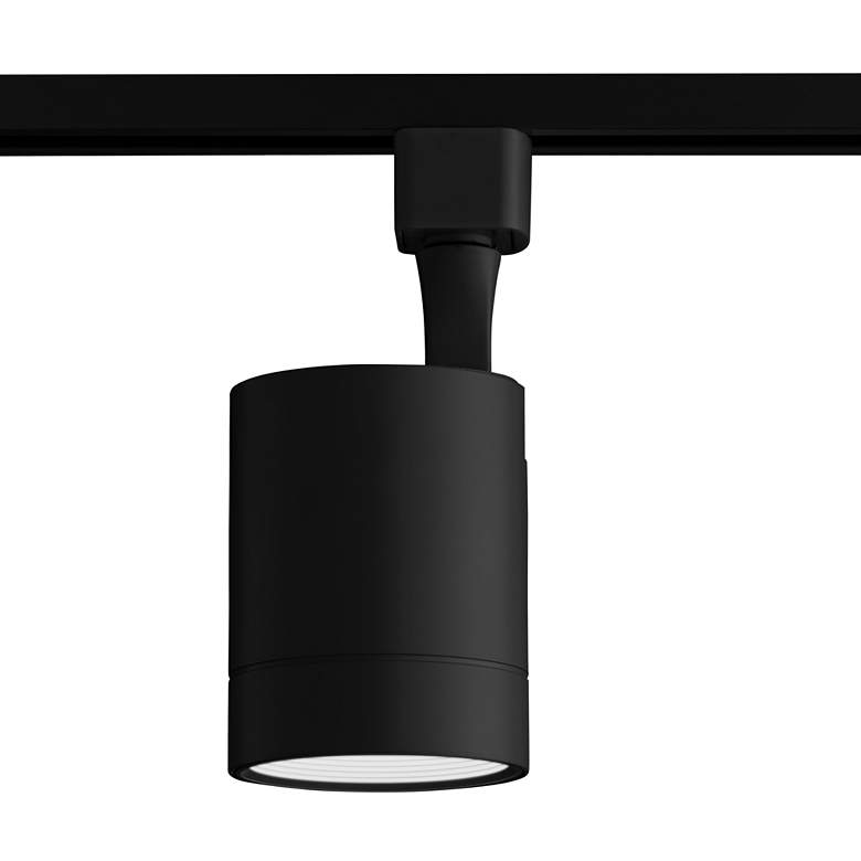Image 4 3-Light Black 15W LED Track Kit with Floating Canopy more views