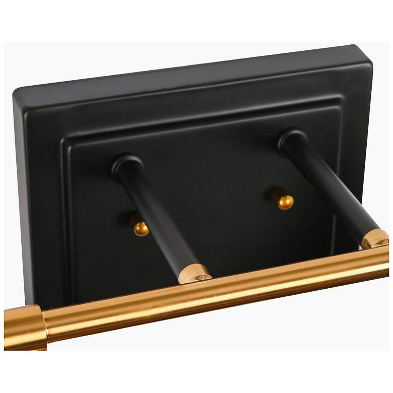 Image 6 3-Light Black Bathroom Vanity Light more views