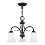 3_3 Light Black Convertible Dinette Chandelier/Ceiling Mount more views