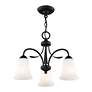 5_3 Light Black Convertible Dinette Chandelier/Ceiling Mount more views
