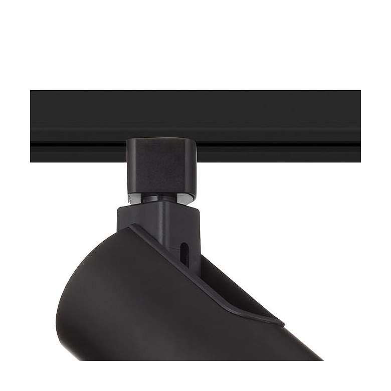Image 3 3-Light Black Cylinder 20W LED Floating Canopy Track Kit more views