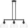 2_3 Light Black Linear Chandelier