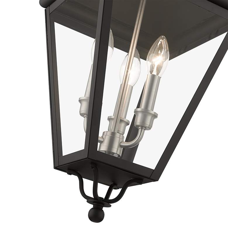 Image 7 3 Light Black Outdoor Large Pendant Lantern more views