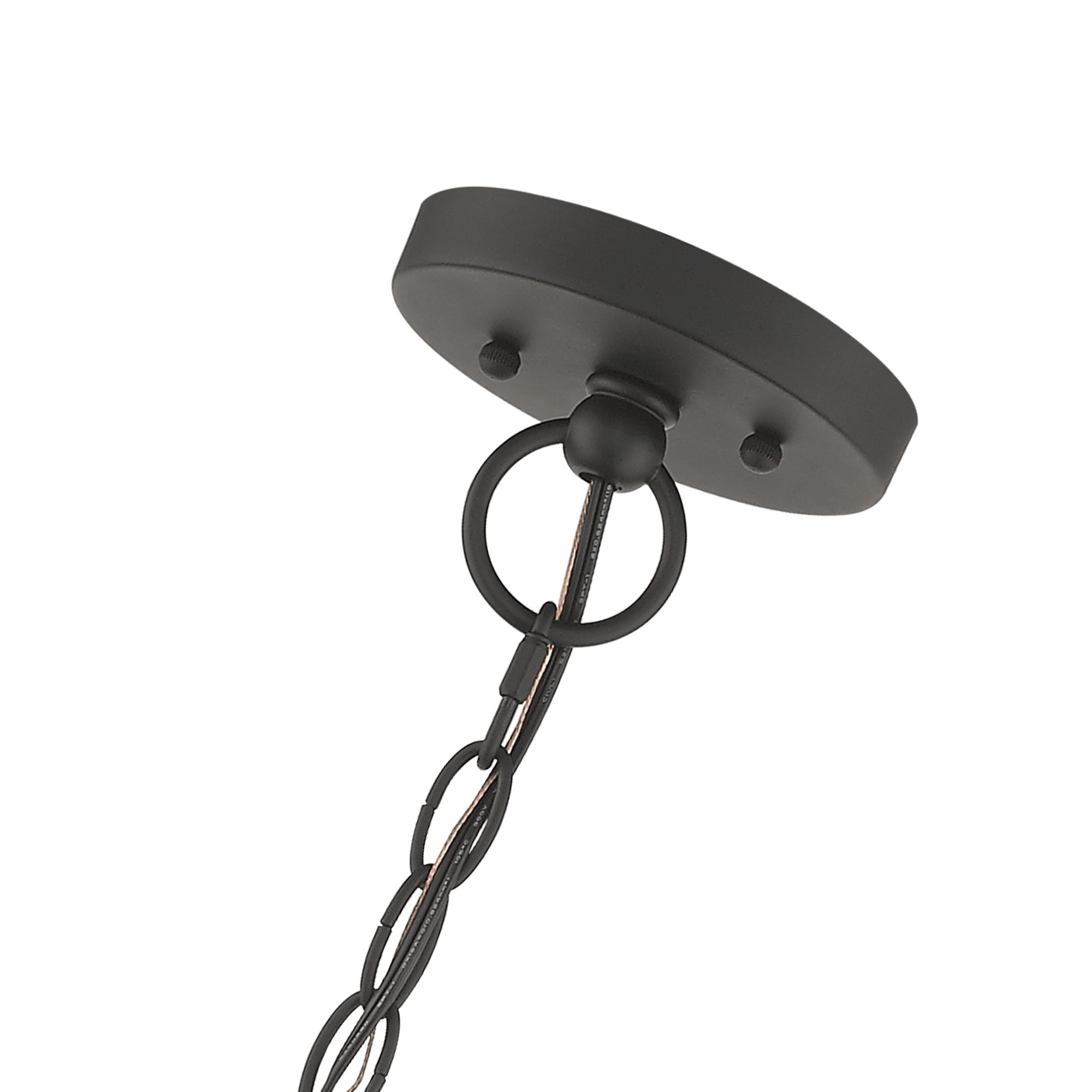 3 Light Black Outdoor Large Pendant Lantern