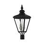3_3 Light Black Outdoor Large Post Top Lantern more views