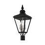 4_3 Light Black Outdoor Large Post Top Lantern more views