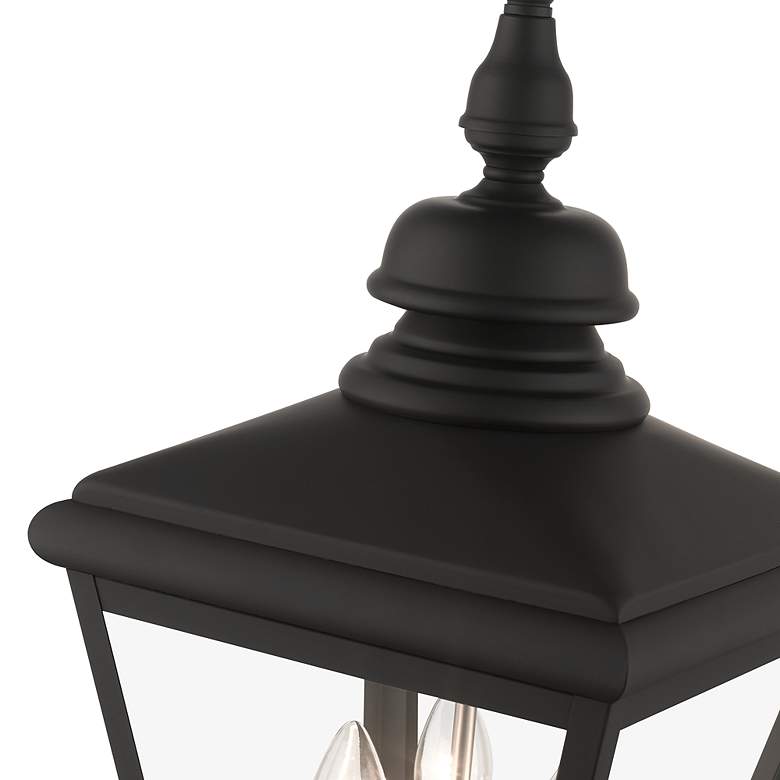 Image 6 3 Light Black Outdoor Large Post Top Lantern more views