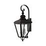 3_3 Light Black Outdoor Large Wall Lantern more views