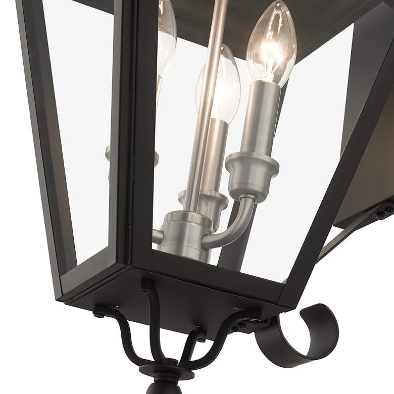 Image 7 3 Light Black Outdoor Large Wall Lantern more views