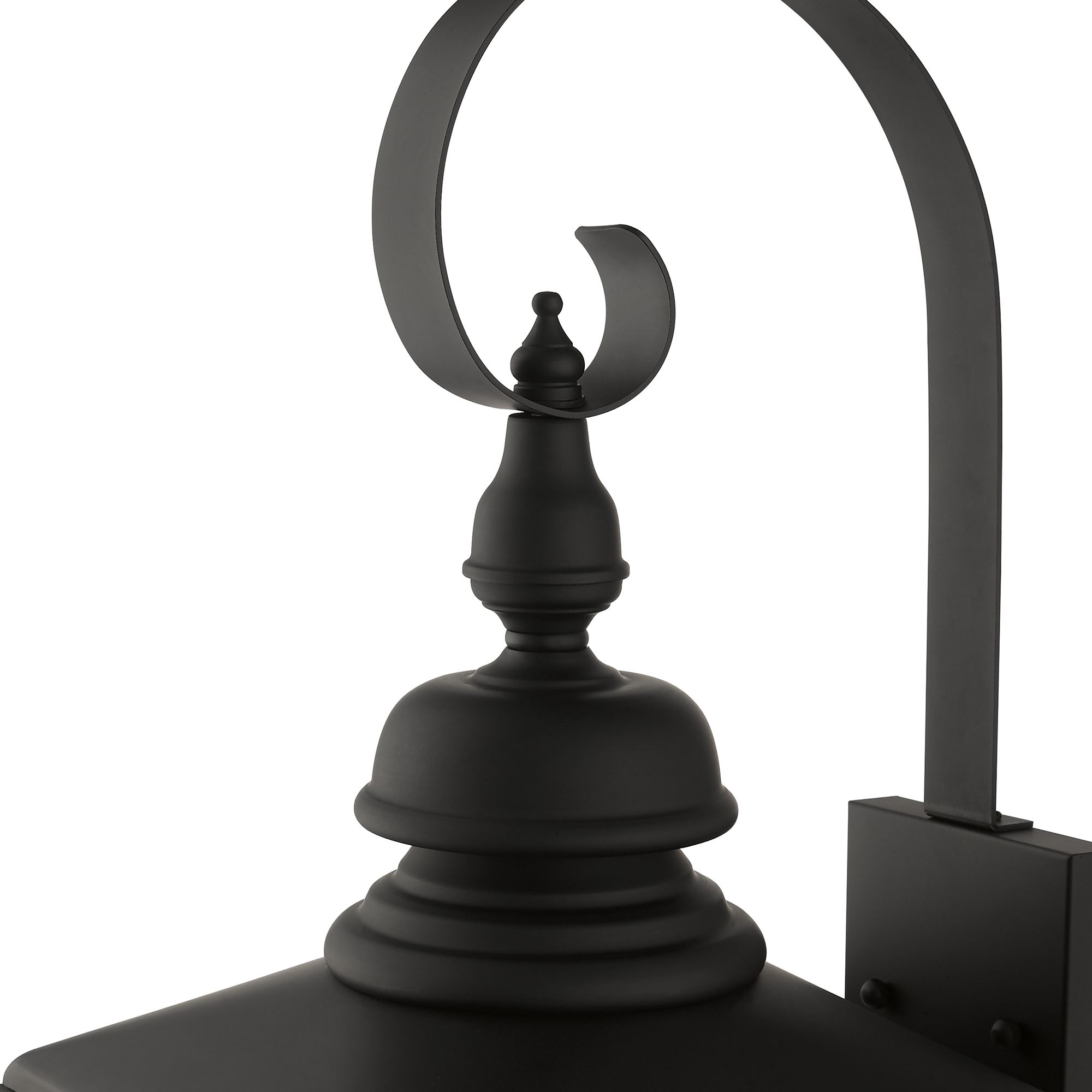 3 Light Black Outdoor Large Wall Lantern