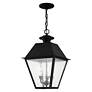 7_3 Light Black Outdoor Pendant Lantern more views