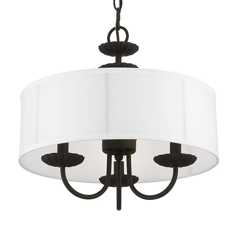 Image 3 3 Light Black Pendant Chandelier more views
