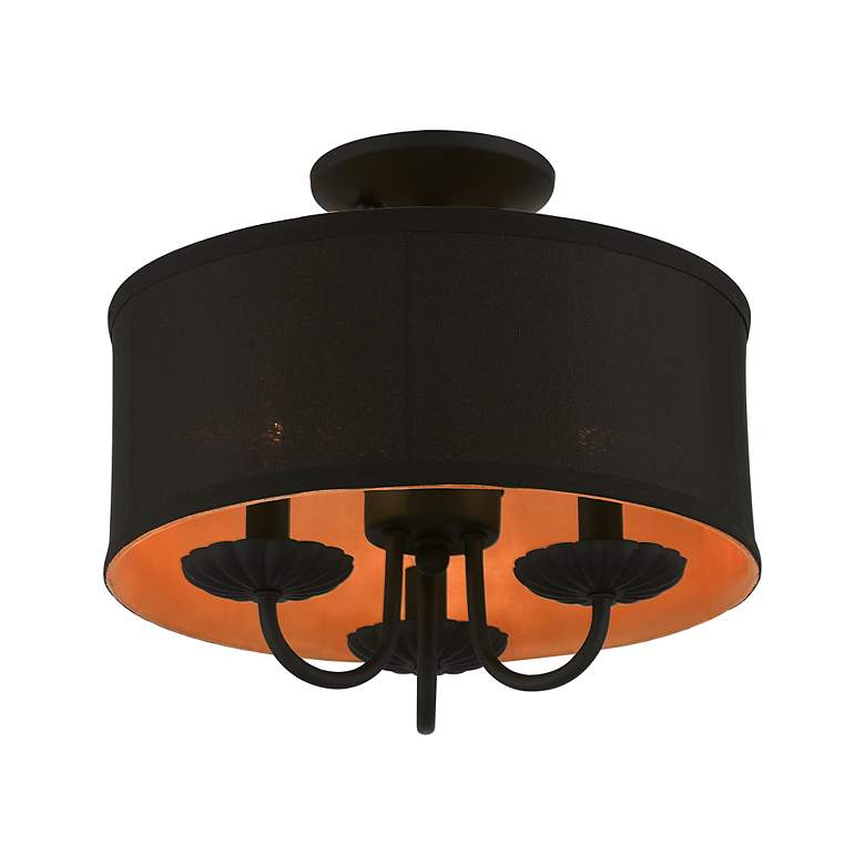 Image 6 3 Light Black Semi-Flush Mount more views