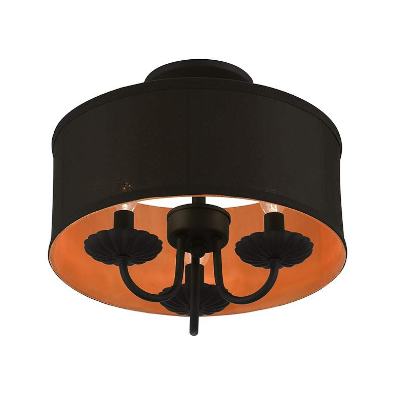 Image 7 3 Light Black Semi-Flush Mount more views